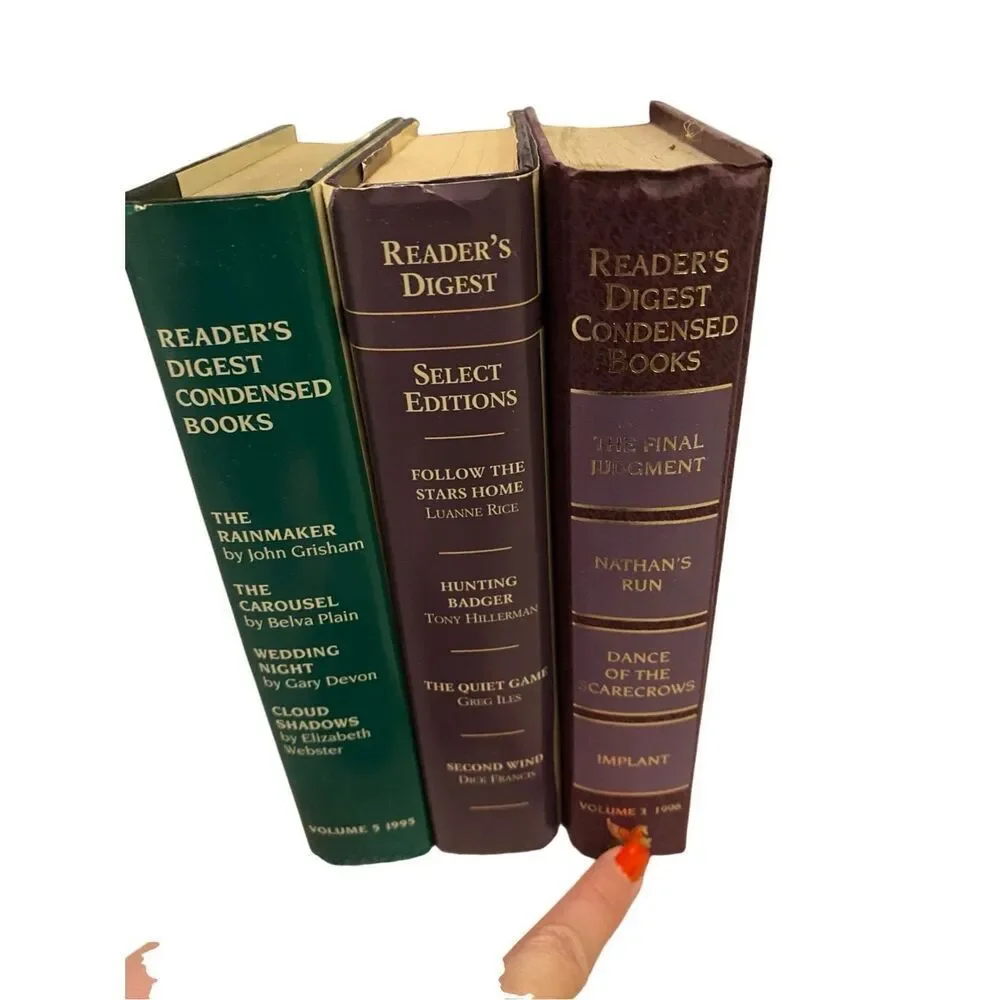 Lot Of 3 Readers Digest Hardcover Book Vintage 1995 1996